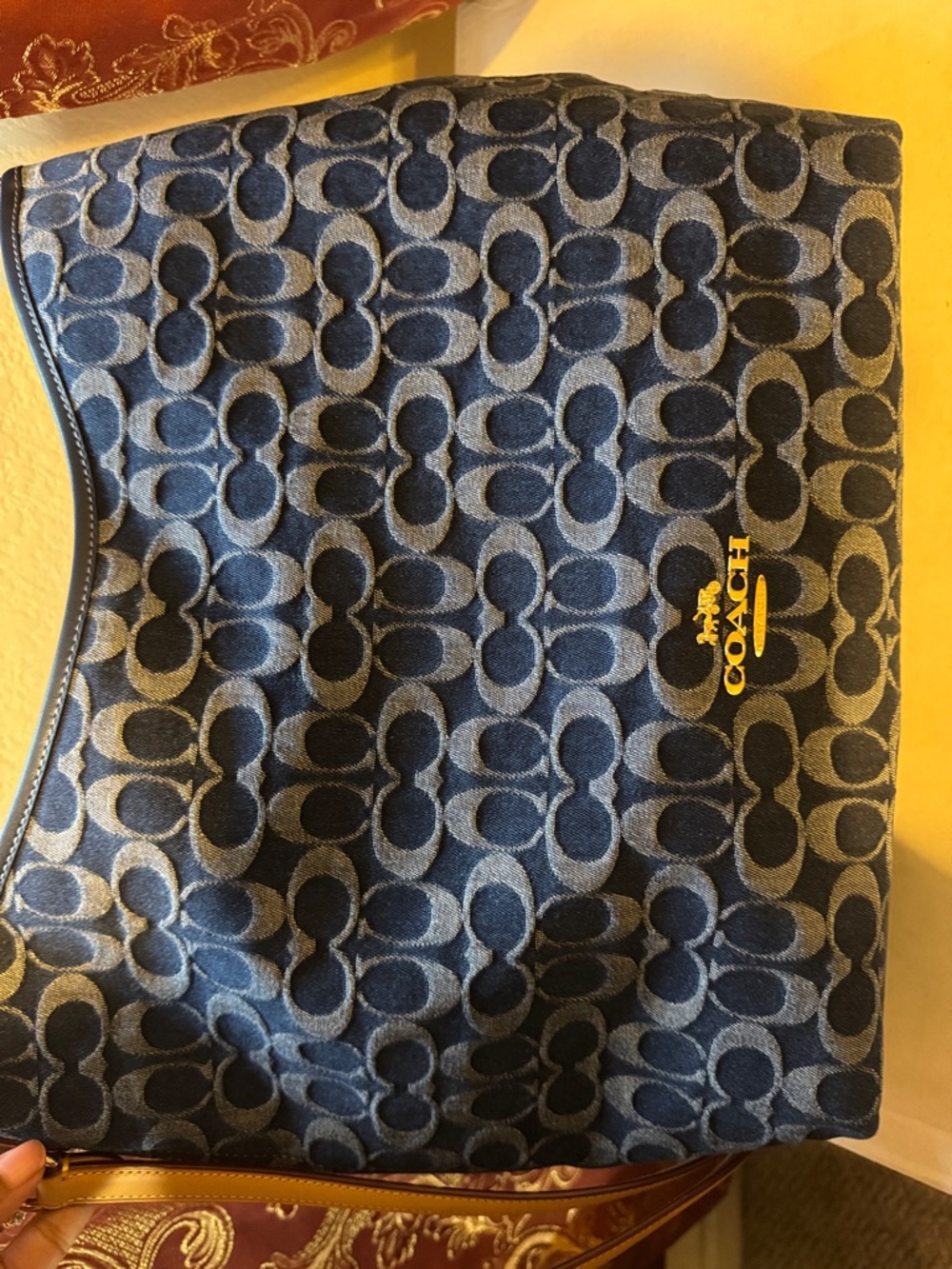 Coach Large Laurel in Denim - Picture 10 of 12